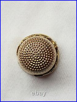 14K Gold Stern Brothers femme-fleur Swimmer Thimble, 5.6grams, beautiful rare