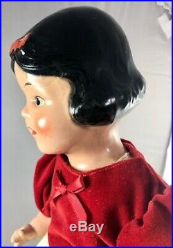 18 Antique American Composition Ideal Snow White Doll! Beautiful! Rare! 18041