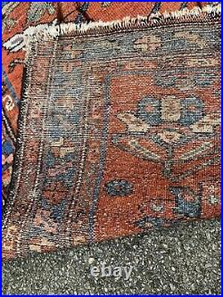 1920s Antique Serapi Heriz Tribal Oriental Rug 3x5 Beautiful Bidjar Rare