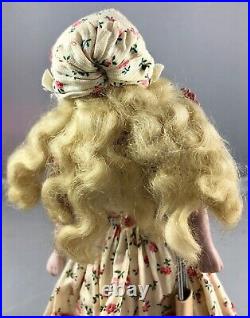 8 Antique German Bisque Shoulder Head Dress Me Doll! Rare! Beautiful! 18083