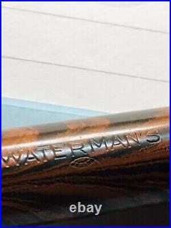 ANTIQUE BEAUTIFUL WATERMAN IDEAL RED COLOR BAND RIPPLE FOUNTAIN PEN Purple7 RARE