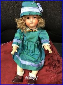 ANTIQUE BISQUE HEAD CUNO OTTO DRESSEL EATONS BEAUTY DOLL c1900-1910 RARE 19
