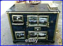 ANTIQUE FRENCH ENAMEL Range Stove Cooker VERY RARE & BEAUTIFUL FOR A NURSES FUND