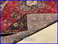 ANTIQUE RUG EXTRA LARGE 10x13 OVERALL 1880s WOOL RARE ORIGINAL BEAUTY OTTOMAN