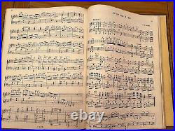 ANTIQUE Sheet Music Book Large Heavy Thick Book Rare Beautiful Illustrations