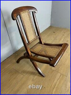 A Beautiful Rare Find Victorian 1890 Folding Campaign Child's Chair