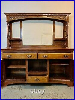 A Rare & Beautiful 100 Year Old Antique Arts And Crafts Credenza Sideboard. C1920