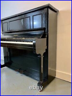 A Rare & Beautiful 100 Year Old Antique Edwardian Arts & Crafts Ebonised Piano