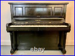 A Rare & Beautiful 100 Year Old Antique Edwardian Arts & Crafts Ebonised Piano