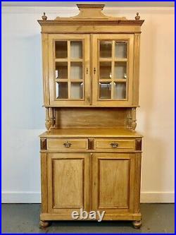 A Rare & Beautiful 100 Year Old Antique French Pine Sideboard Dresser. C1920