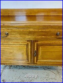 A Rare & Beautiful 110 Year Old Edwardian Antique Mahogany Washstand C1910