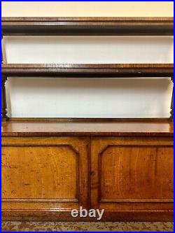 A Rare & Beautiful 110 Year Old Edwardian Antique Walnut Buffet Sideboard C1910