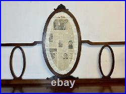A Rare & Beautiful 120 Year Old Edwardian Antique Mirror Backed Sideboard. C1900