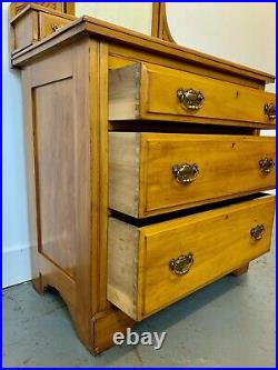 A Rare & Beautiful 120 Year Old Victorian Antique Dresser Chest Of Drawers. C1900
