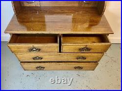 A Rare & Beautiful 130 Year Old Victorian Antique Dresser Chest of Drawers. C1890