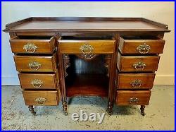 A Rare & Beautiful 140 Year Old Victorian Antique Credenza Sideboard. C1880