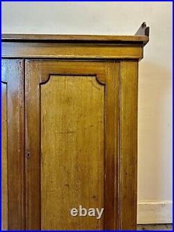 A Rare & Beautiful 140 Year Old Victorian Antique Mahogany Cupboard Desk. C1880