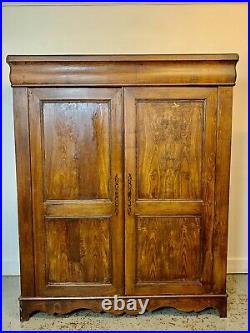 A Rare & Beautiful 160 Year Old Antique French 19th C Armoire. C1860