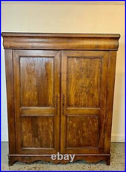 A Rare & Beautiful 160 Year Old Antique French 19th C Armoire. C1860