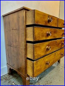 A Rare & Beautiful 160 Year Old Victorian Antique Chest Of Drawers. C1860