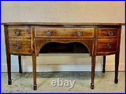 A Rare & Beautiful 160 Year Old Victorian Antique Inlaid Sideboard. C1860