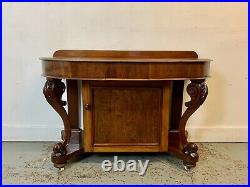 A Rare & Beautiful 160 Year old Victorian Antique Mahogany Console Table. C1860
