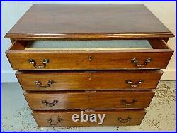 A Rare & Beautiful 170 Year Old Victorian Antique Chest Of Drawers. C 1850