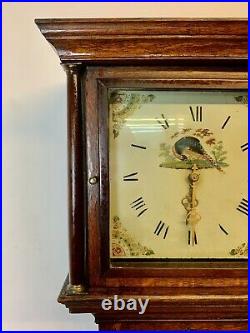 A Rare & Beautiful 180 Year Old Antique Grandfather Clock. 1820 C