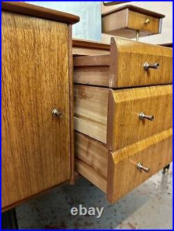 A Rare & Beautiful 1960's Year Old Retro Walnut Veneer Dressing Table By NATHAN