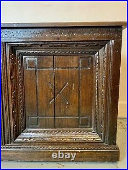 A Rare & Beautiful 200 Year Old Antique English Oak Coffer. C1820 Amazing