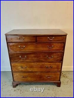 A Rare & Beautiful 200 Year Old Georgian Antique Chest Of Drawers. C 1820
