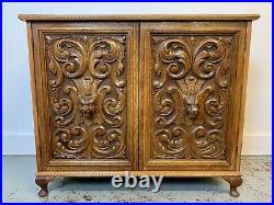 A Rare & Beautiful 20th Century Continental Carved Pine Sideboard