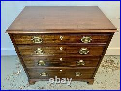 A Rare & Beautiful 220 Year Old Georgian Antique Chest Of Drawers. C 1795