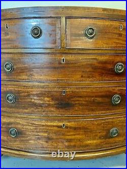 A Rare & Beautiful 225 Year Old Georgian Antique Chest Of Drawers. C1790