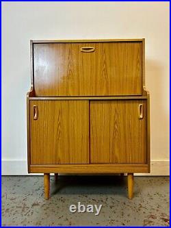 A Rare & Beautiful 50 Year Old Mid Century Fall Front Bureau By Schreiber. C1970