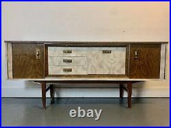 A Rare & Beautiful 60's Year Old Retro Formica Sideboard. C 1950's 60's