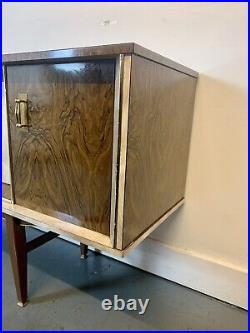 A Rare & Beautiful 60's Year Old Retro Formica Sideboard. C 1950's 60's