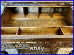 A Rare & Beautiful 80 Year Old Jacobean Revival Davenport Desk. C1940