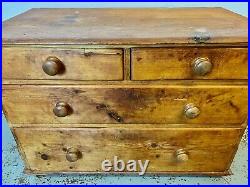 A Rare & Beautiful 80 Year Old Rustic Antique Chest Of Drawers. 1930
