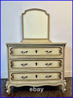 A Rare & Beautiful Antique French Louis XVI Style Dressing Table Chest. C1940
