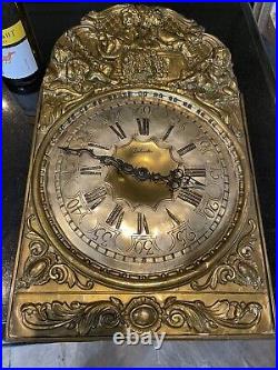 A Rare & Beautiful French Comtoise Wall Clock. (interior Design Piece)