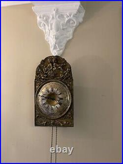 A Rare & Beautiful French Comtoise Wall Clock. (interior Design Piece)