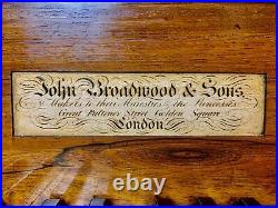 A Rare & Beautiful Regency Mahogany Square Piano By John Broadwood & Sons. C1830
