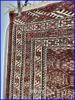 A Rare & Beautiful Traditional Hand made Genuine Tekke Turkoman Rug
