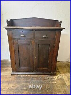 A Rare & Beautiful Victorian Antique Cupboard Desk