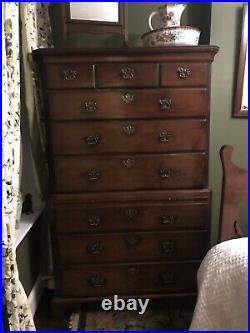 A rare and beautiful Antique Chest On Chest Of Drawers/tall boy