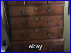 A rare and beautiful Antique Chest On Chest Of Drawers/tall boy