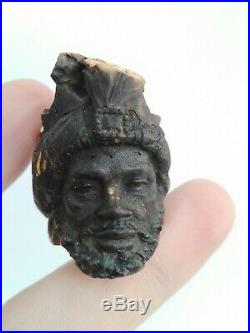 Ancient Greek Face Figurine Antique Alabaster Rare Handmade Old Beautiful Unique