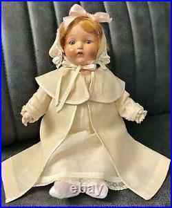 Antique 1916 Rare Nature Babies Horsman Baby Rosebud Doll Darling 14.5 beautiful