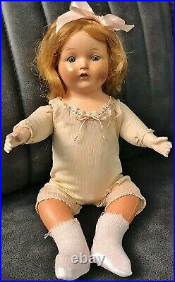 Antique 1916 Rare Nature Babies Horsman Baby Rosebud Doll Darling 14.5 beautiful
